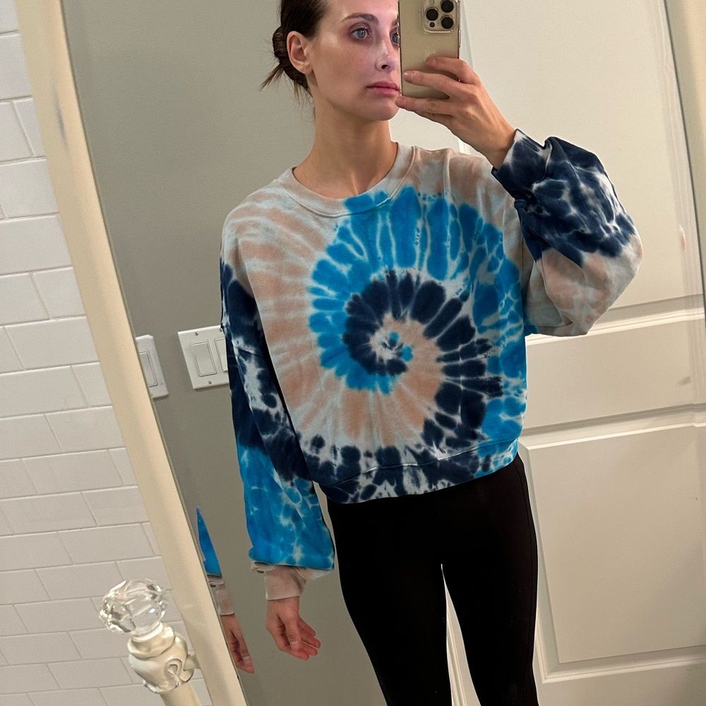 AGOLDE Richie Tie-Dyed Sweatshirt size Small